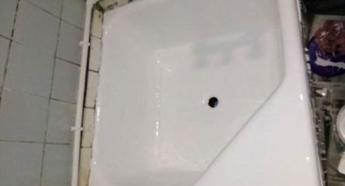 Обновление душевого поддона акрилом | Трехгорный